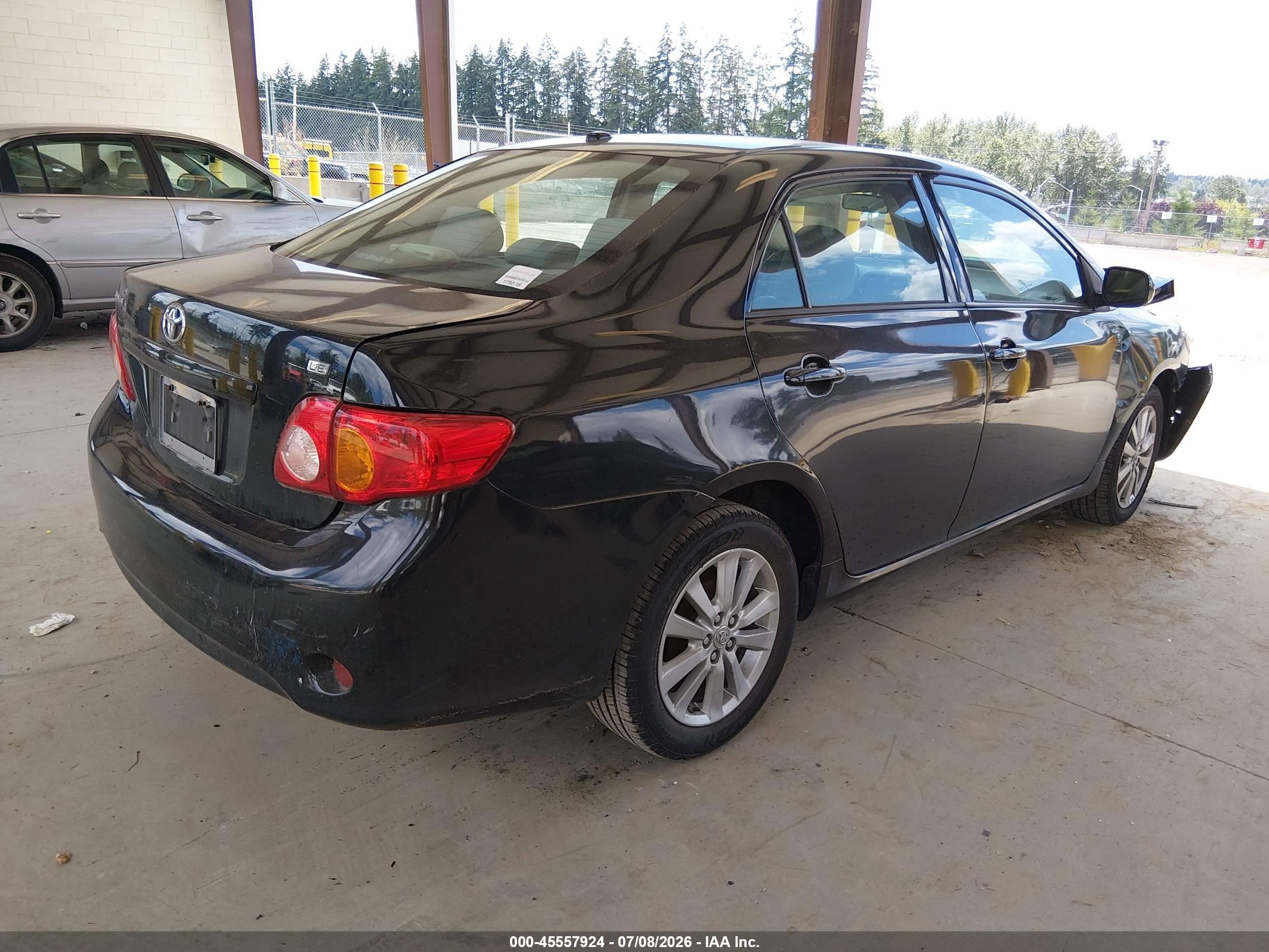 2010 Toyota Corolla Le Black vin: 2T1BU4EE1AC339379