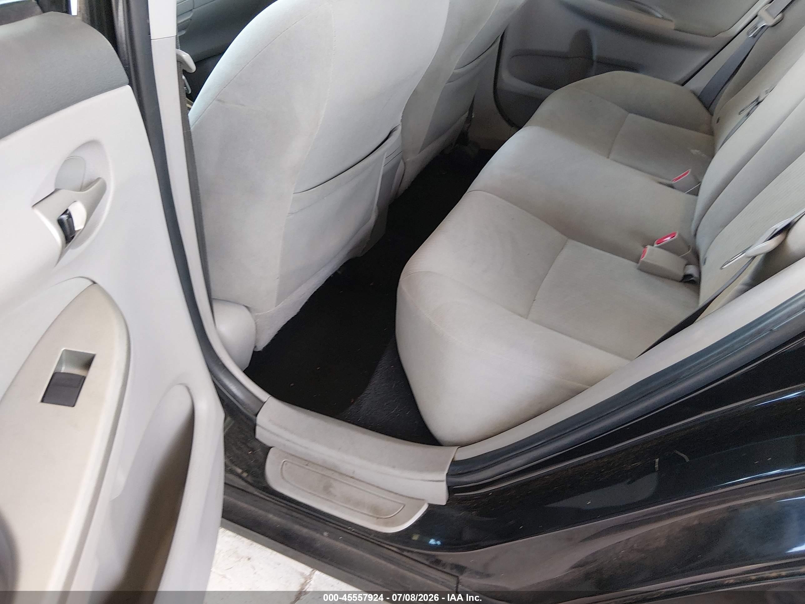 2010 Toyota Corolla Le Black vin: 2T1BU4EE1AC339379