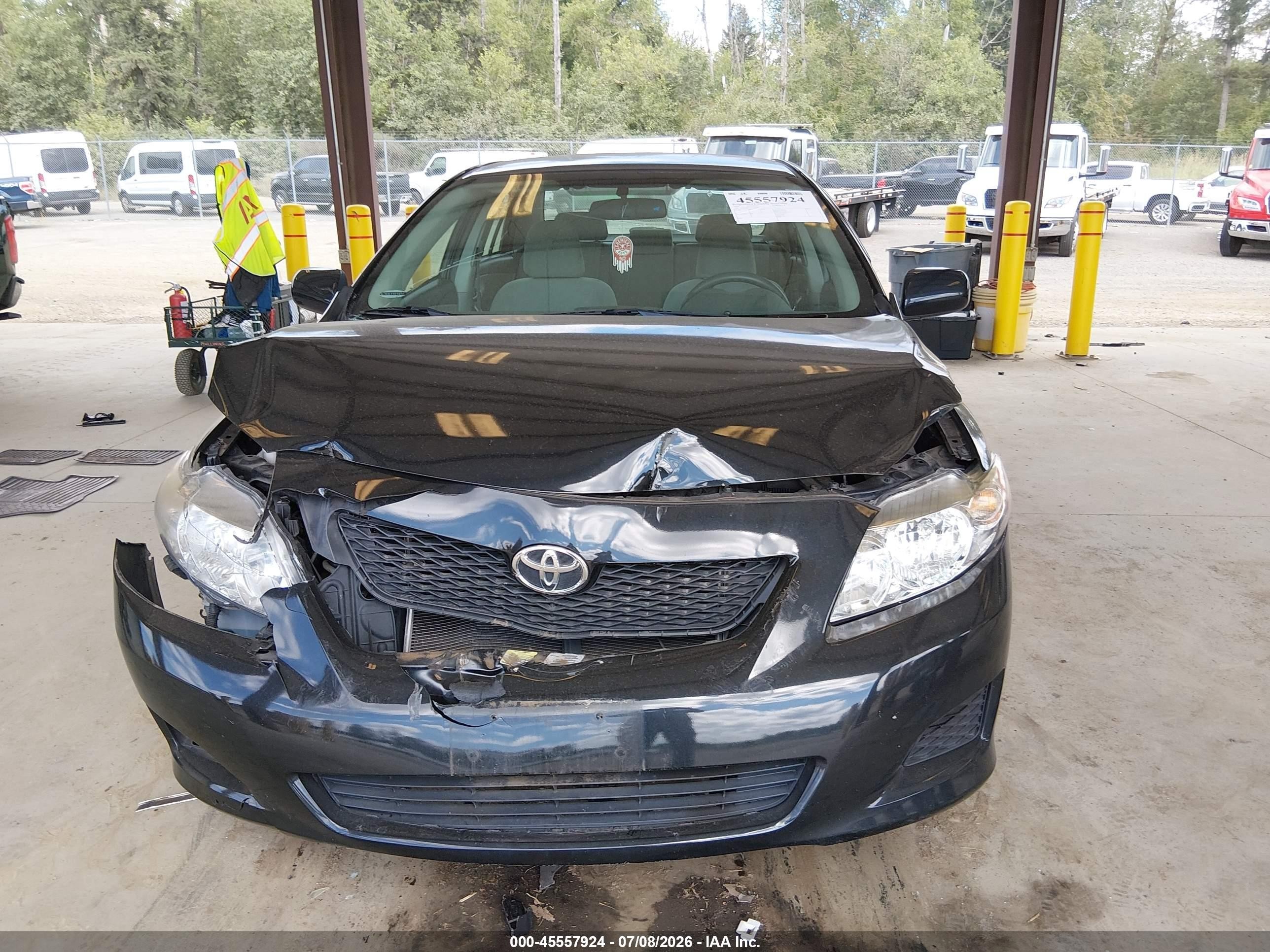2010 Toyota Corolla Le Black vin: 2T1BU4EE1AC339379