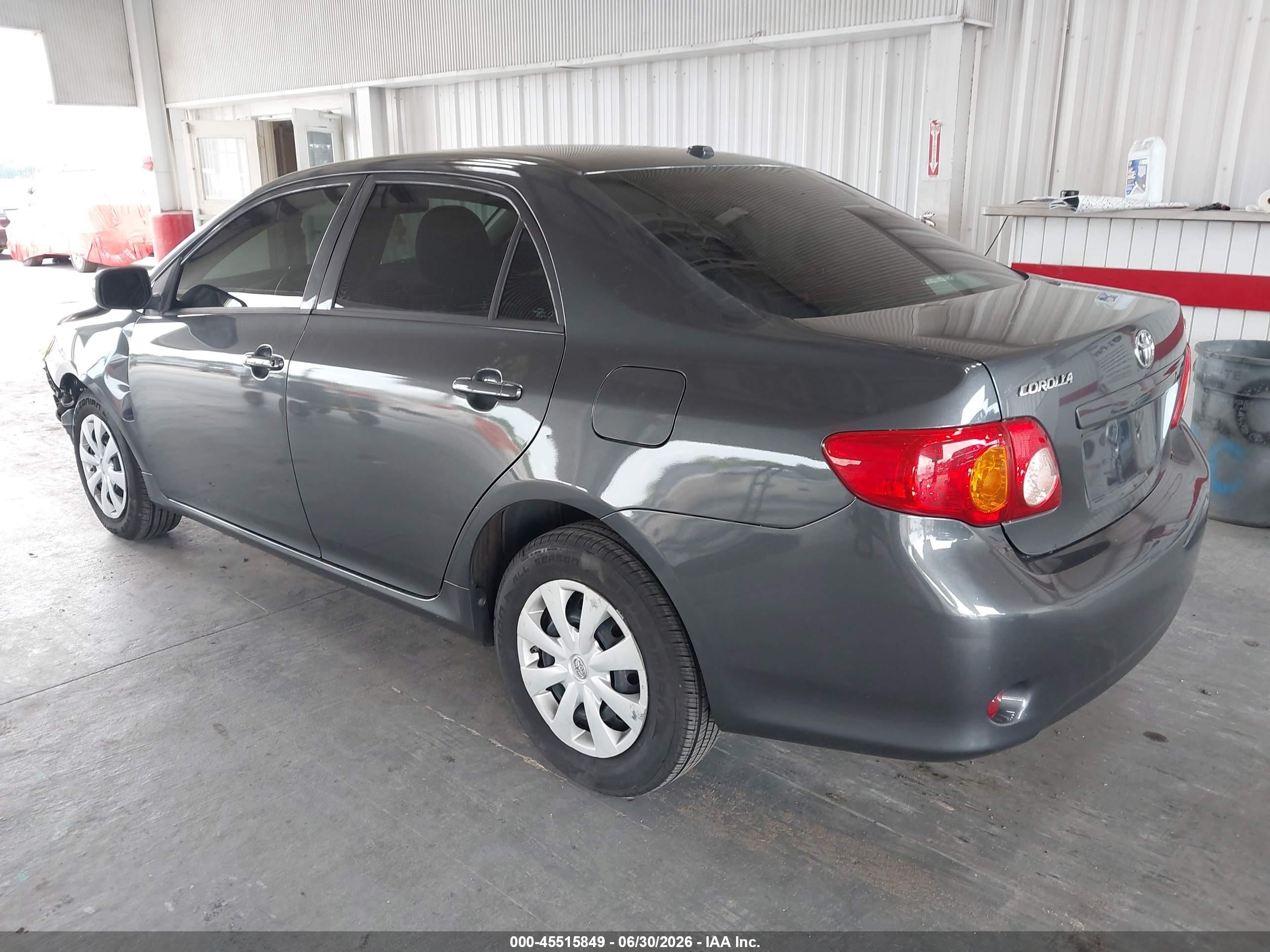 2010 Toyota Corolla Le Gray vin: 2T1BU4EE1AC357722