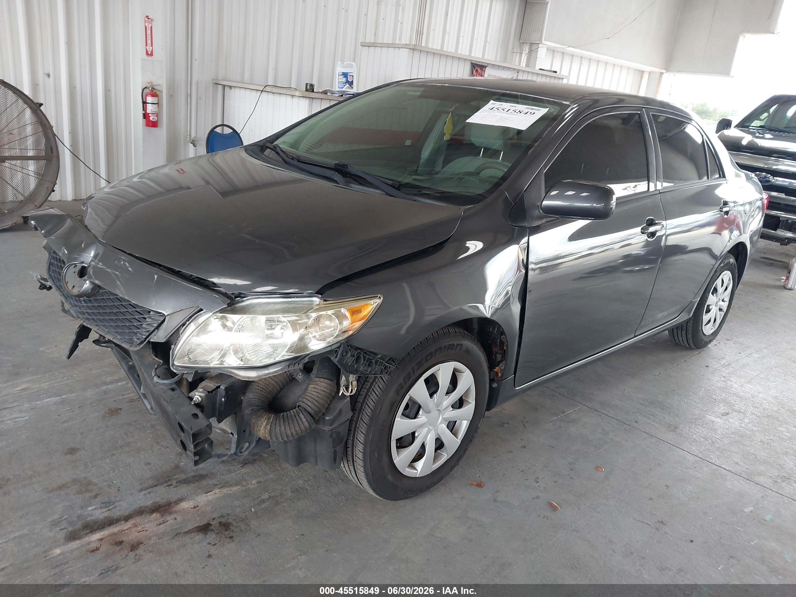 2010 Toyota Corolla Le Gray vin: 2T1BU4EE1AC357722