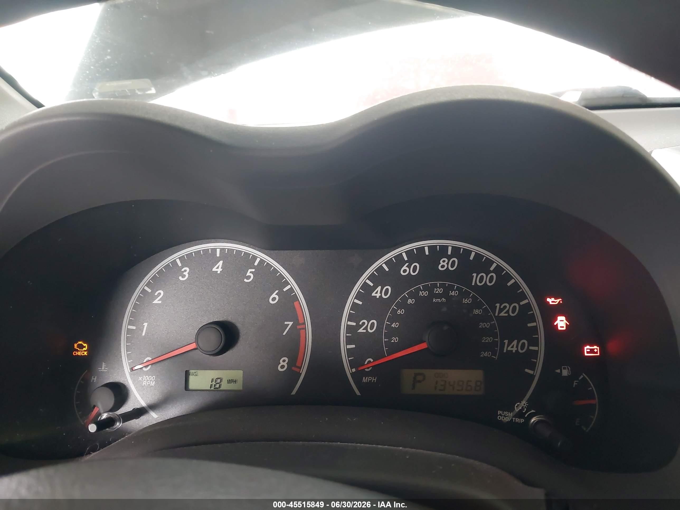 2010 Toyota Corolla Le Gray vin: 2T1BU4EE1AC357722