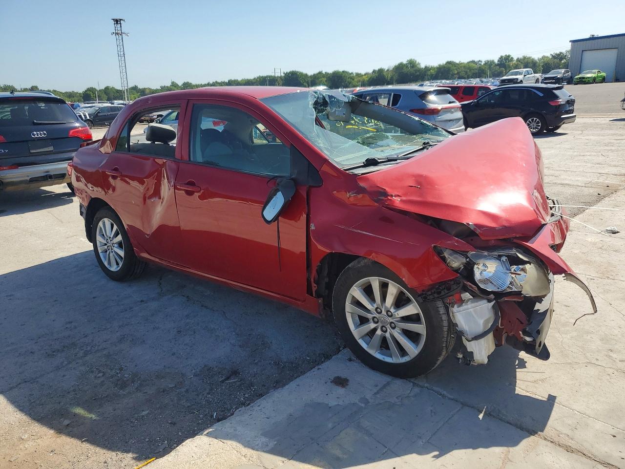 2010 Toyota Corolla Le Red vin: 2T1BU4EE1AC365674