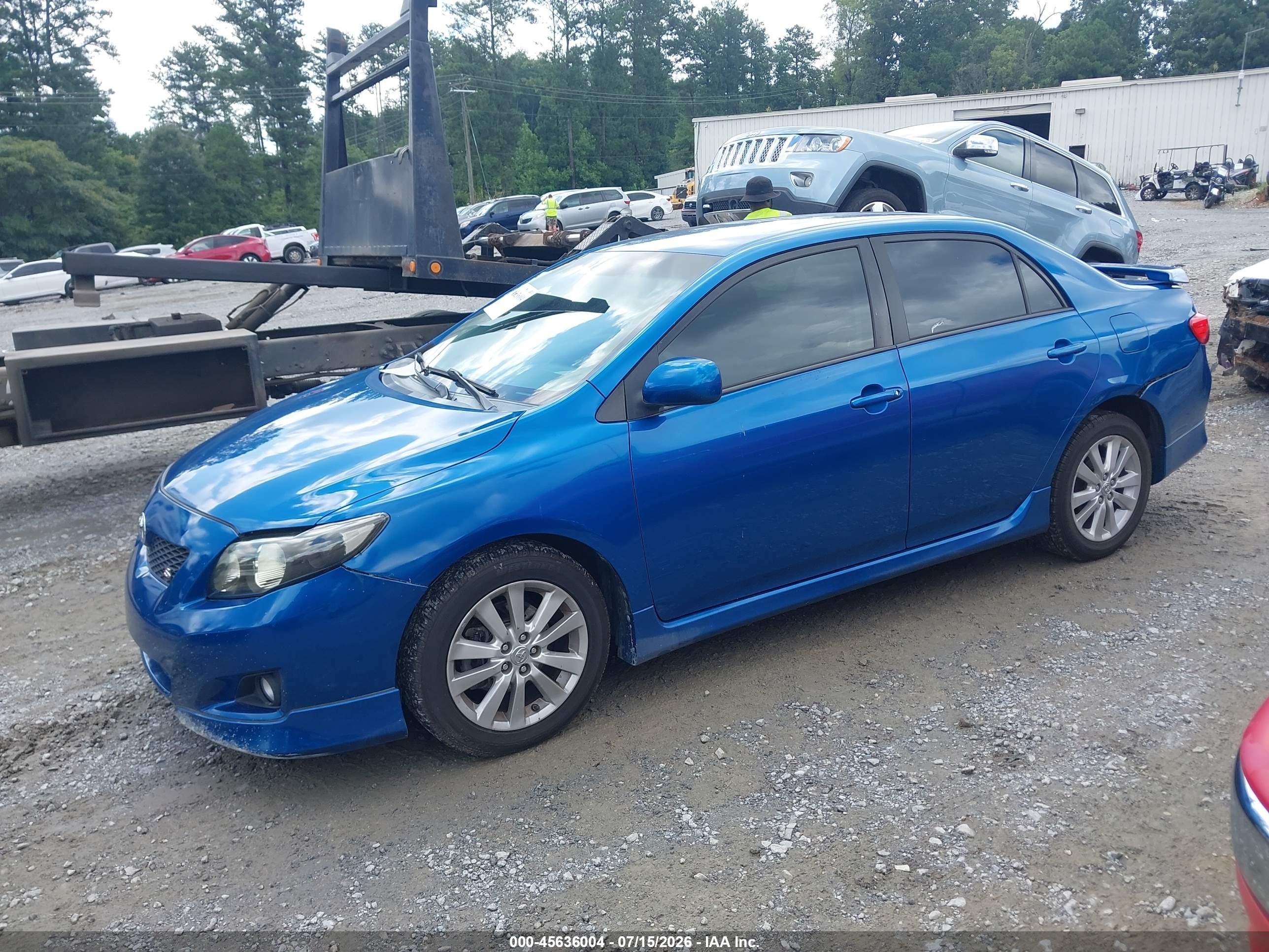 2010 Toyota Corolla S Blue vin: 2T1BU4EE1AC367067