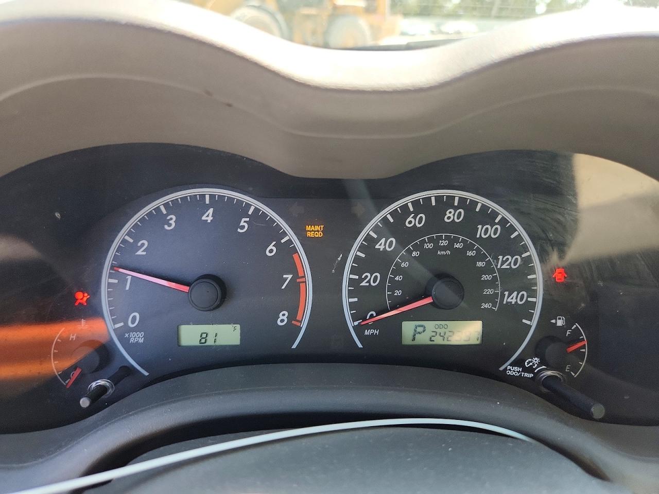 2010 Toyota Corolla Red vin: 2T1BU4EE1AC374407