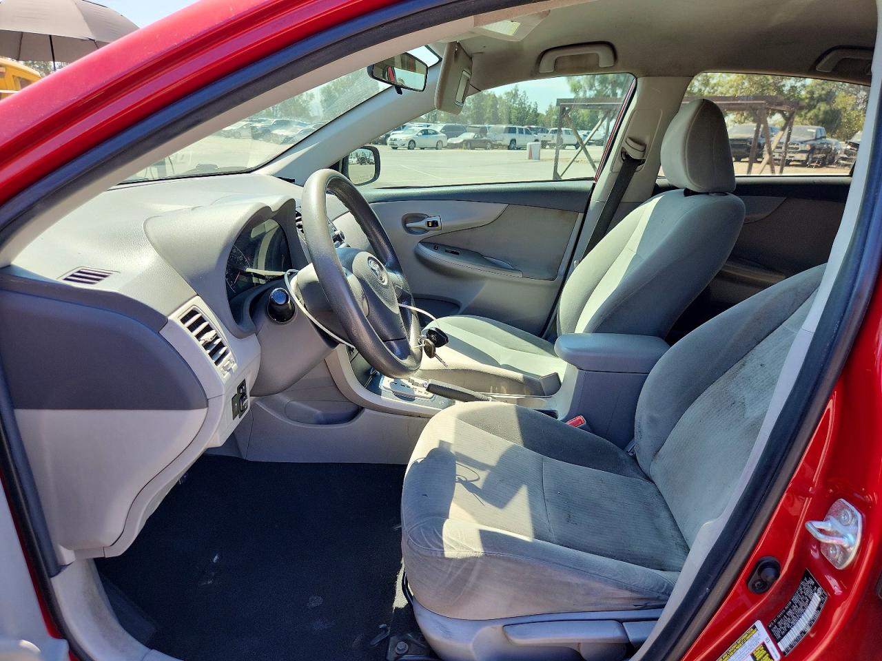 2010 Toyota Corolla Red vin: 2T1BU4EE1AC374407