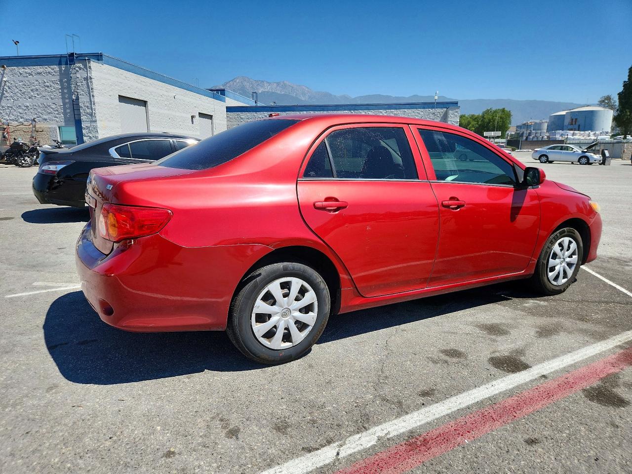 2010 Toyota Corolla Red vin: 2T1BU4EE1AC374407
