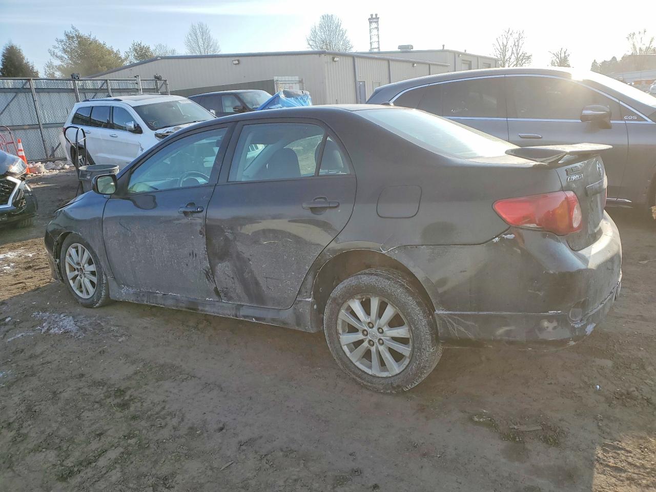 2010 Toyota Corolla Base Black vin: 2T1BU4EE1AC393099