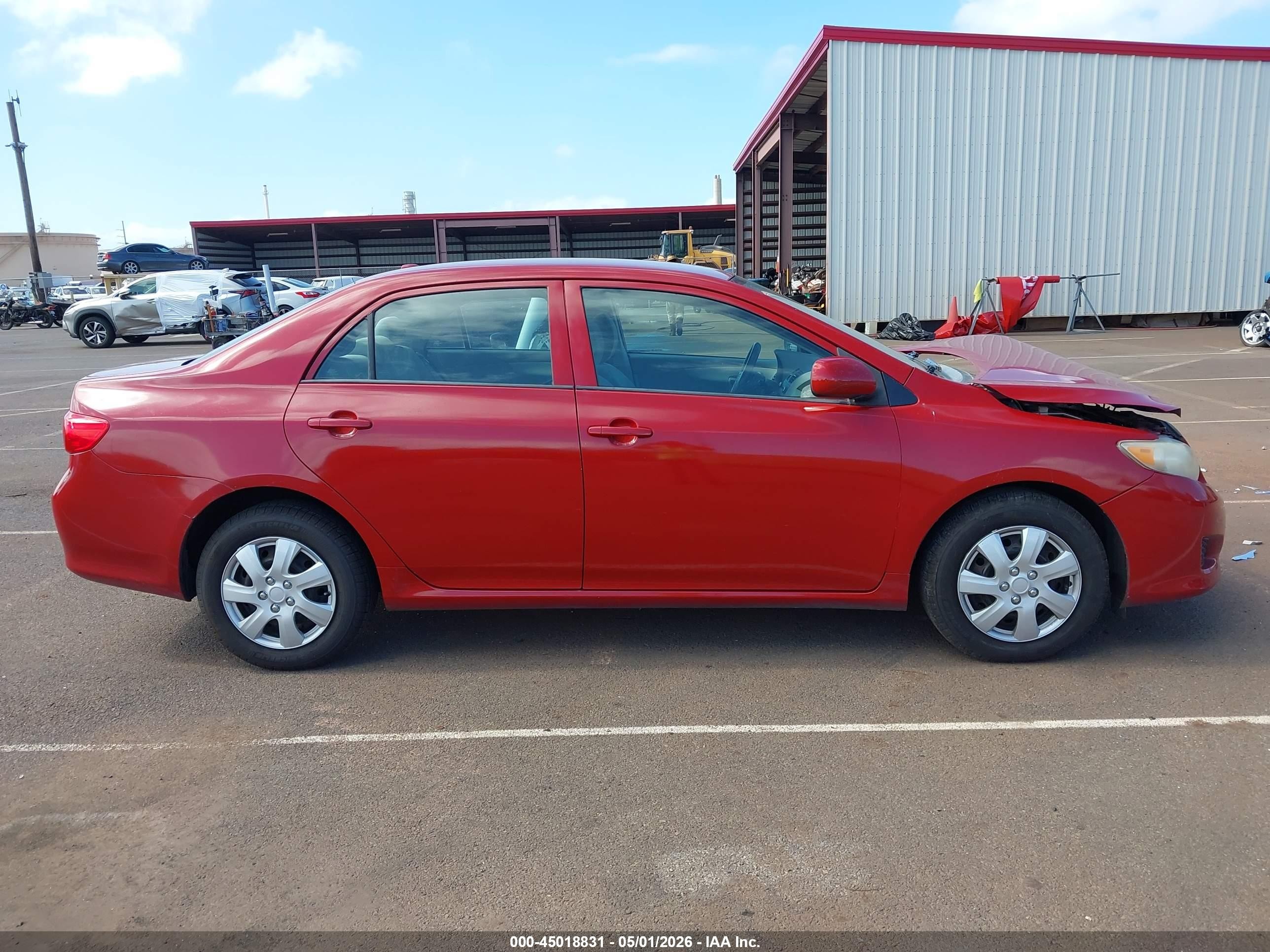 2010 Toyota Corolla Le Red vin: 2T1BU4EE1AC394821