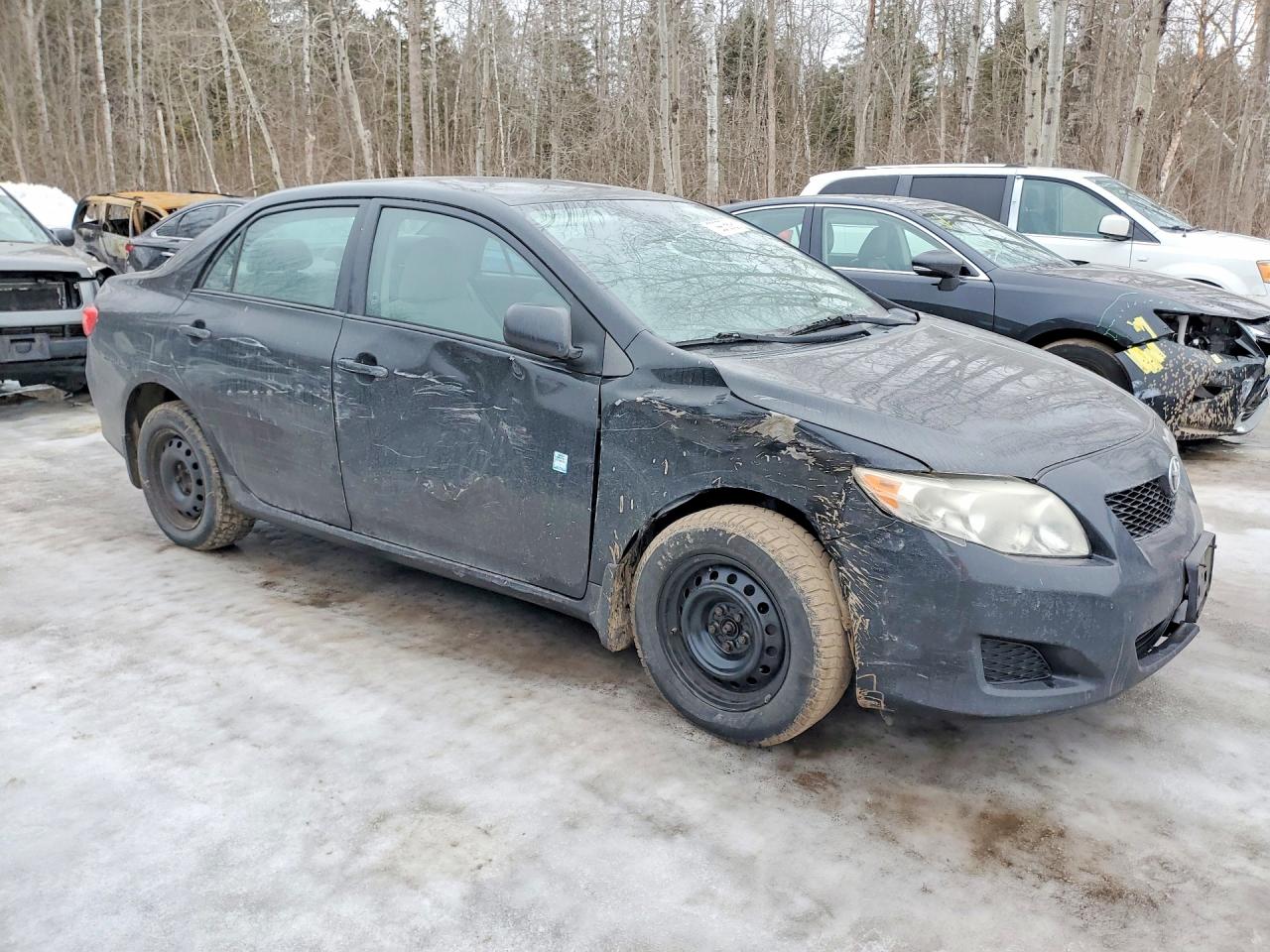 2010 Toyota Corolla Base Black vin: 2T1BU4EE1AC433889