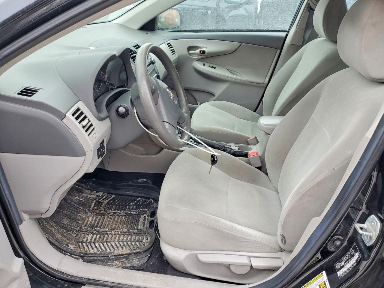 2010 Toyota Corolla Base Black vin: 2T1BU4EE1AC433889