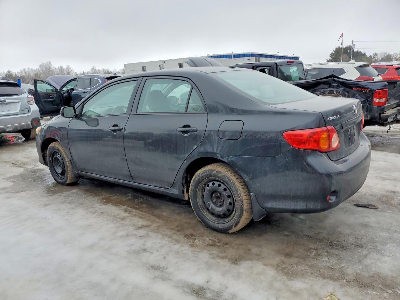 2010 Toyota Corolla Base Black vin: 2T1BU4EE1AC433889