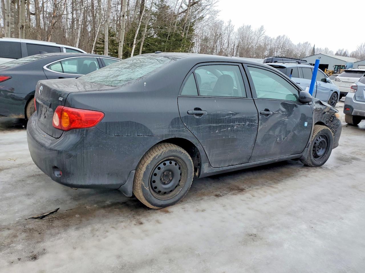 2010 Toyota Corolla Base Black vin: 2T1BU4EE1AC433889