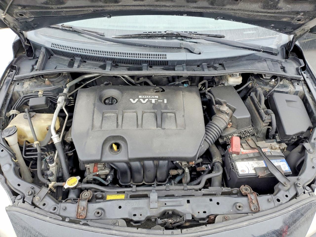 2010 Toyota Corolla Base Black vin: 2T1BU4EE1AC433889