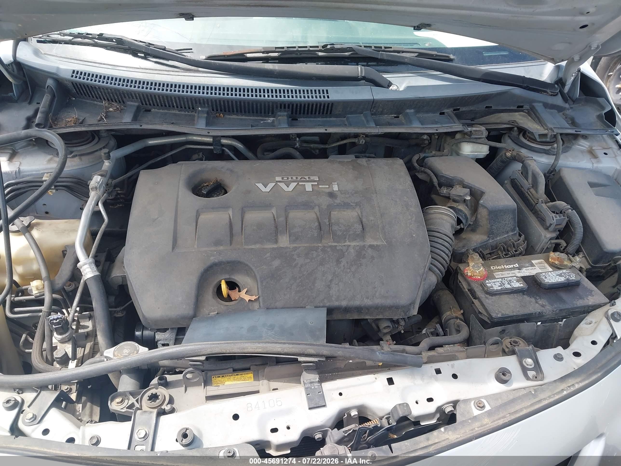 2010 Toyota Corolla S Silver vin: 2T1BU4EE1AC453351