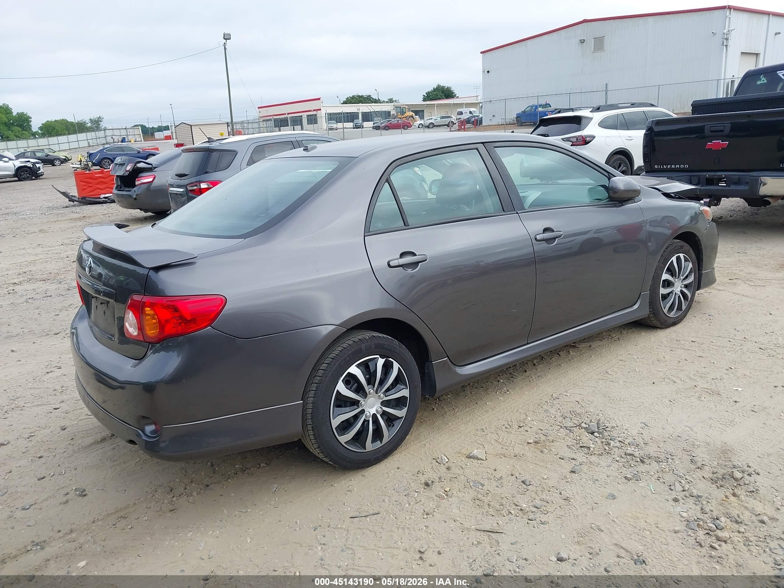 2010 Toyota Corolla S Gray vin: 2T1BU4EE1AC458890