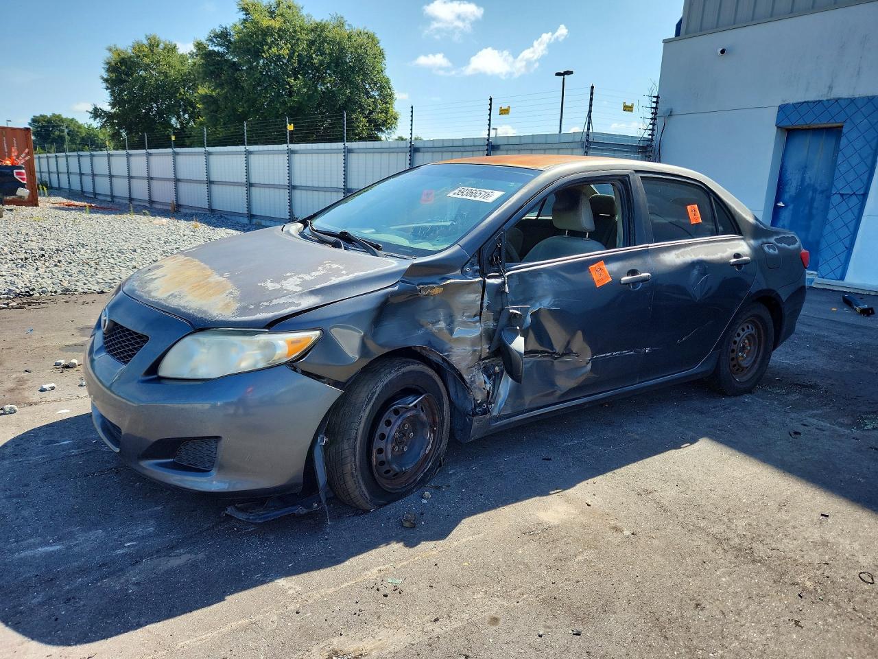 2010 Toyota Corolla Base Gray vin: 2T1BU4EE1AC480419