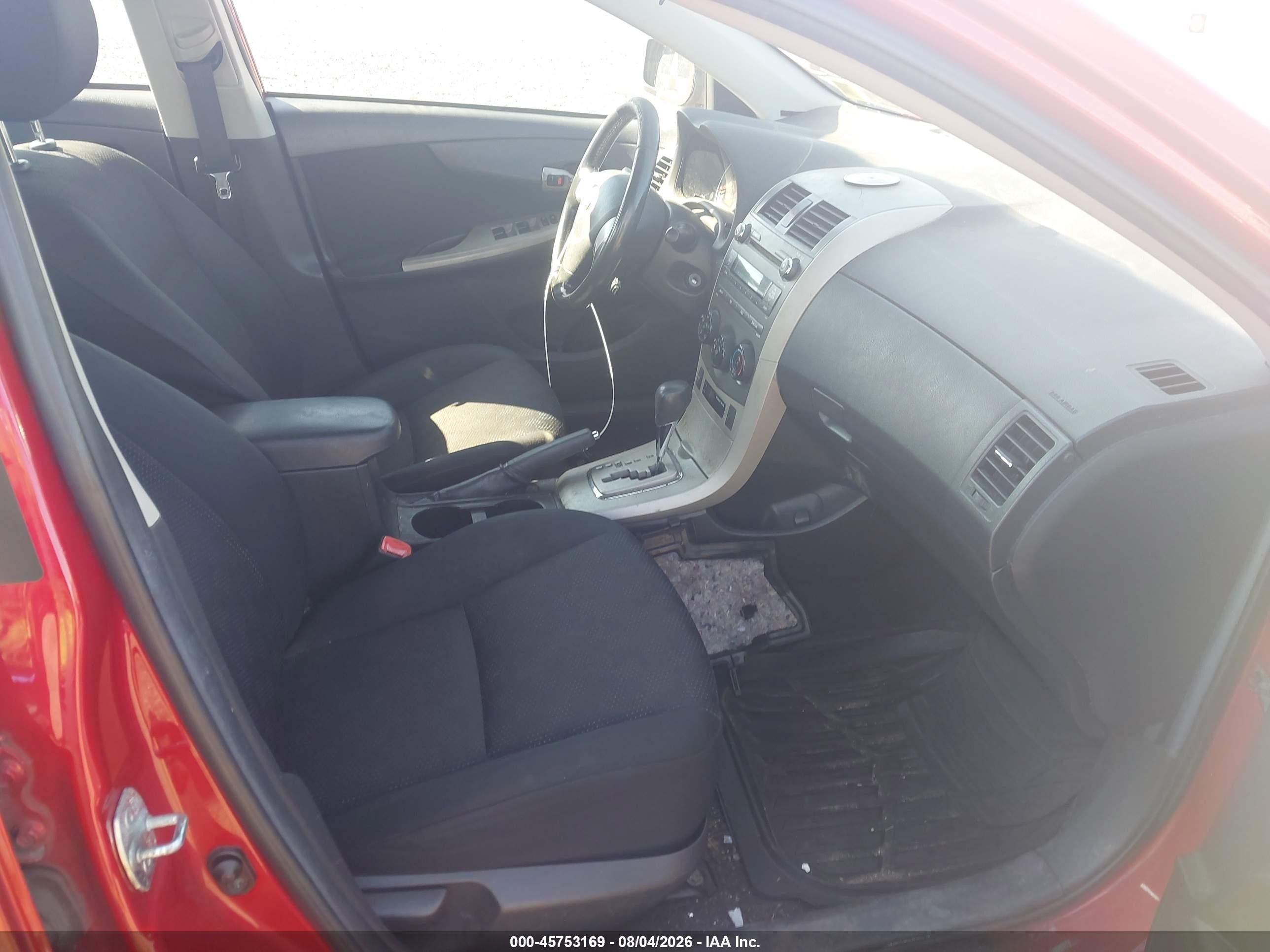 2010 Toyota Corolla S Red vin: 2T1BU4EE1AC501060