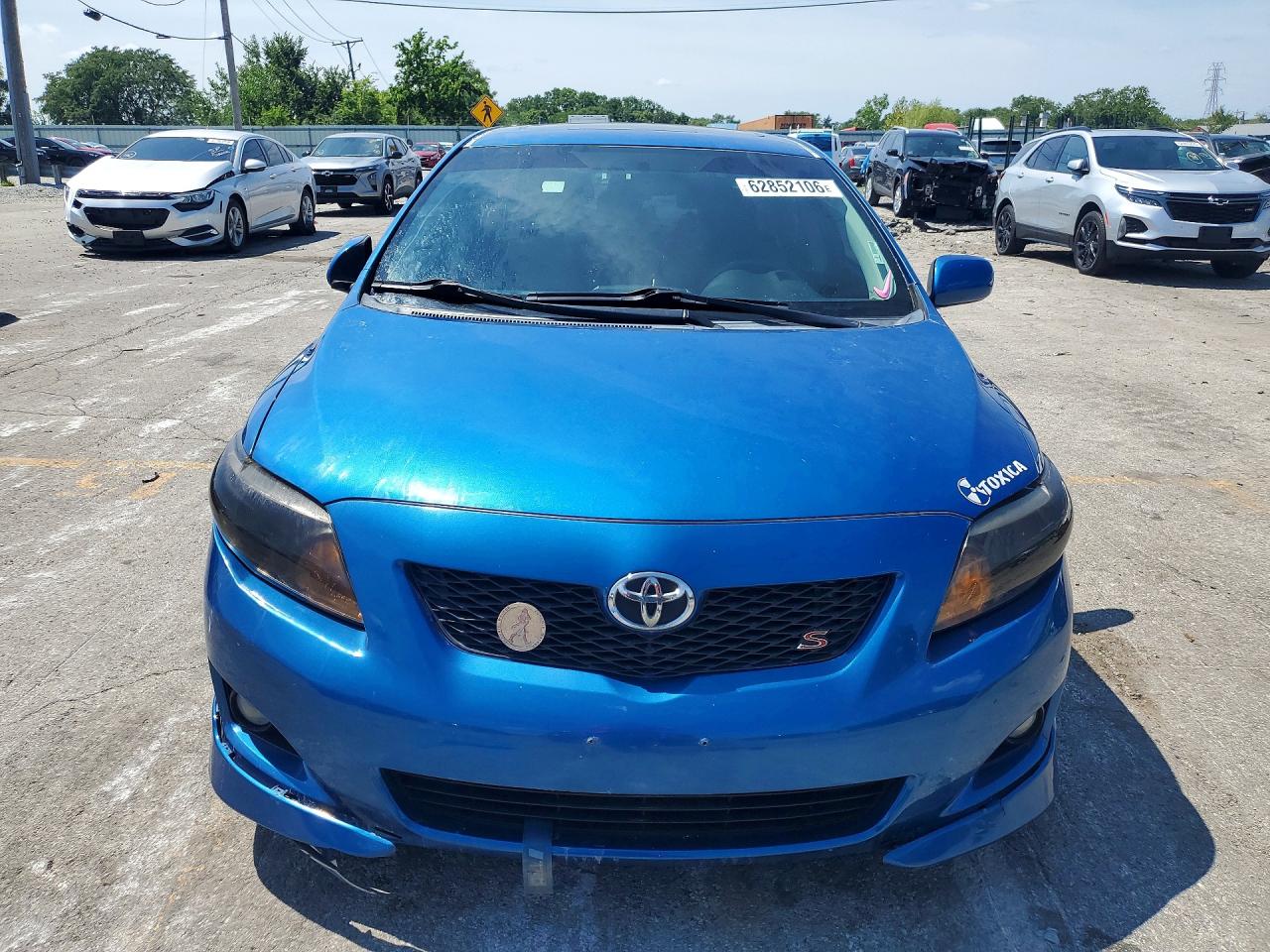 2010 Toyota Corolla S Blue vin: 2T1BU4EE1AC515069