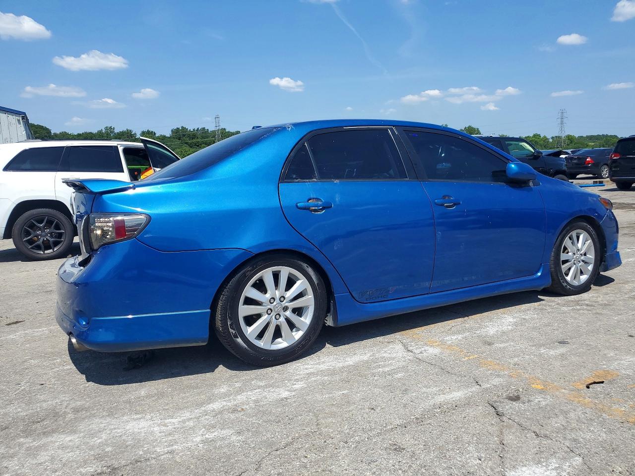 2010 Toyota Corolla S Blue vin: 2T1BU4EE1AC515069