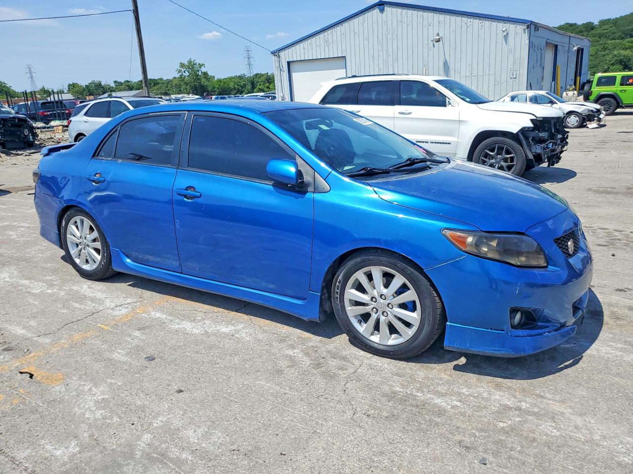 2010 Toyota Corolla S Blue vin: 2T1BU4EE1AC515069