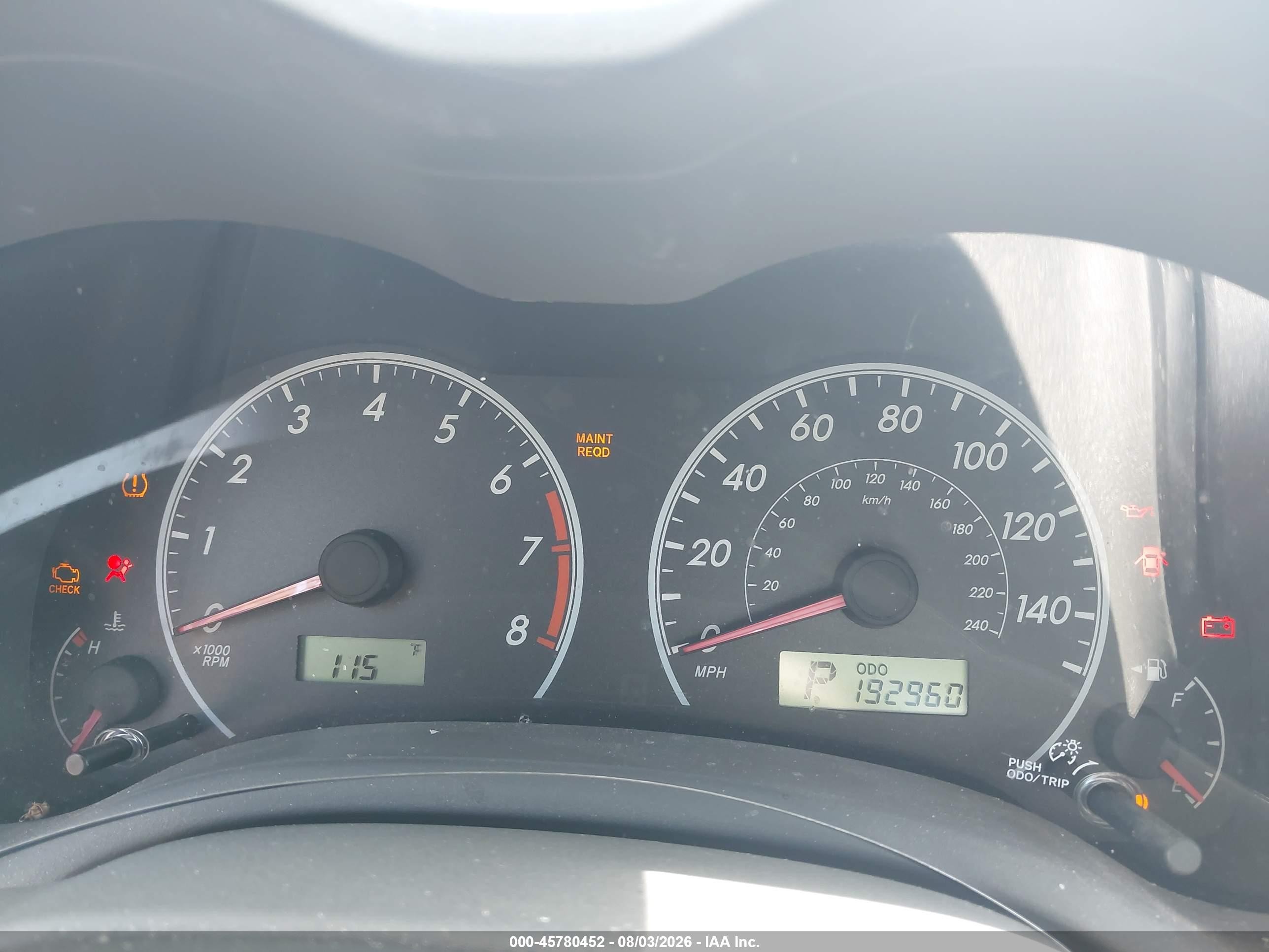 2010 Toyota Corolla Le Blue vin: 2T1BU4EE1AC525438