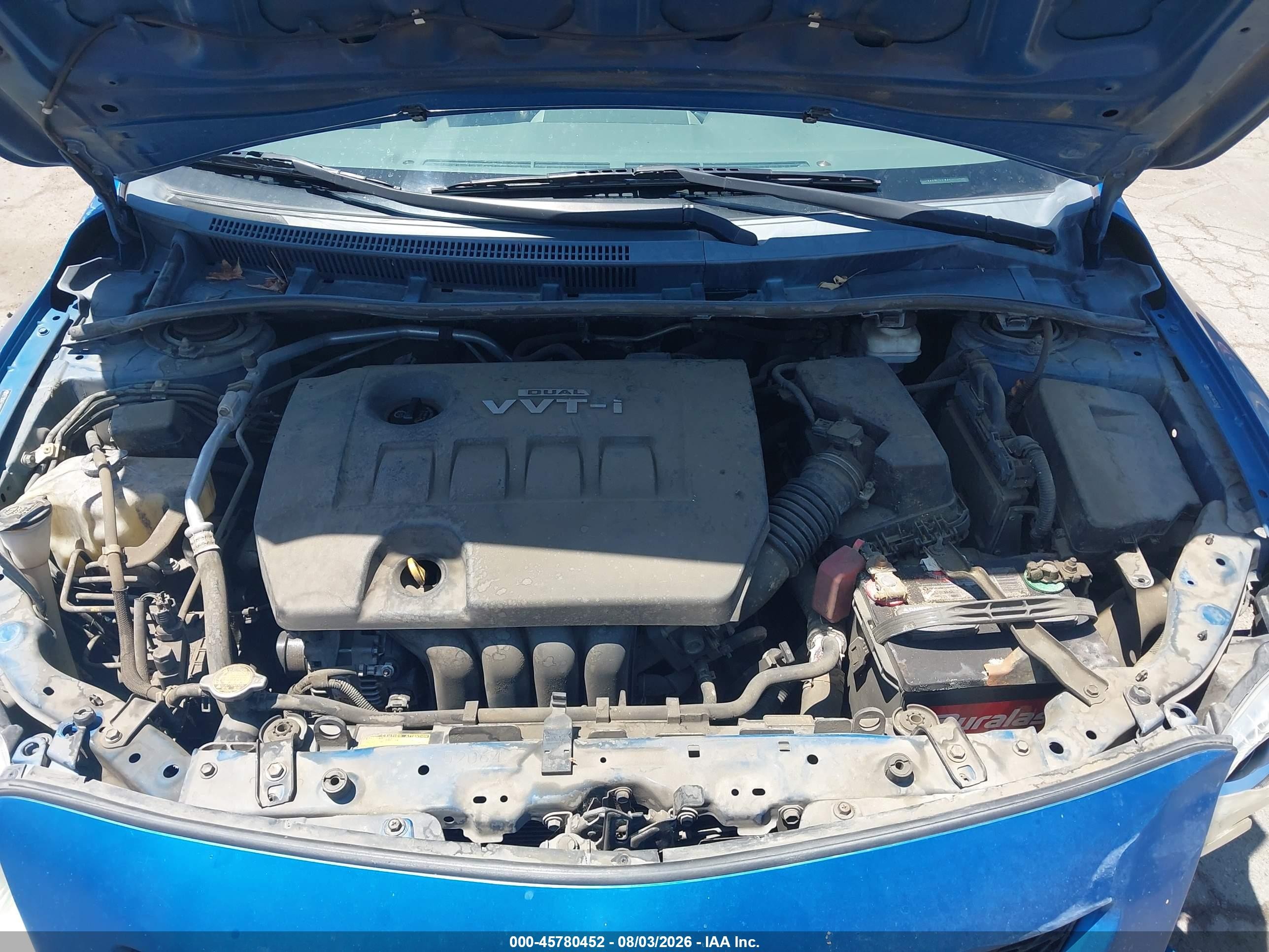 2010 Toyota Corolla Le Blue vin: 2T1BU4EE1AC525438