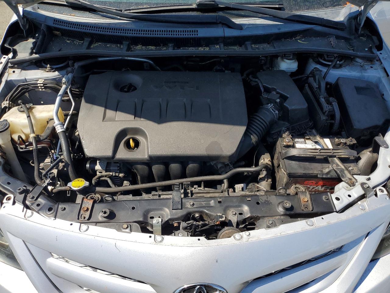 2011 Toyota Corolla S Silver vin: 2T1BU4EE1BC536327