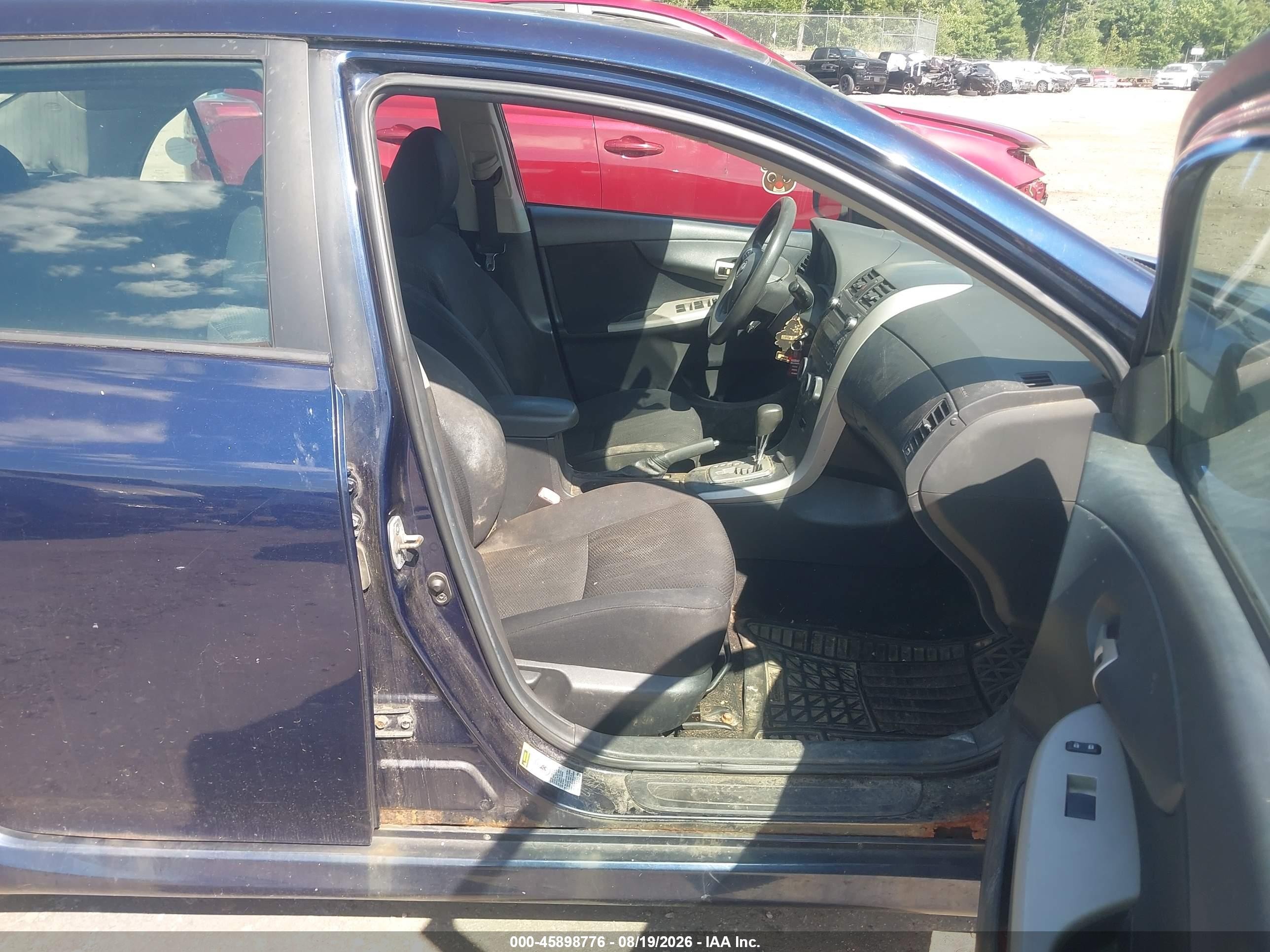 2011 Toyota Corolla S Blue vin: 2T1BU4EE1BC553659