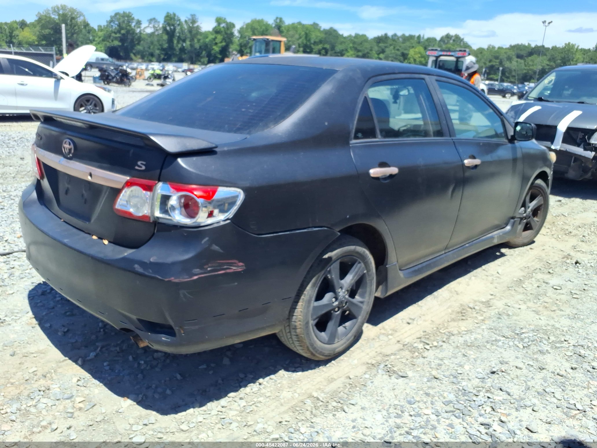 2011 Toyota Corolla S Black vin: 2T1BU4EE1BC561812