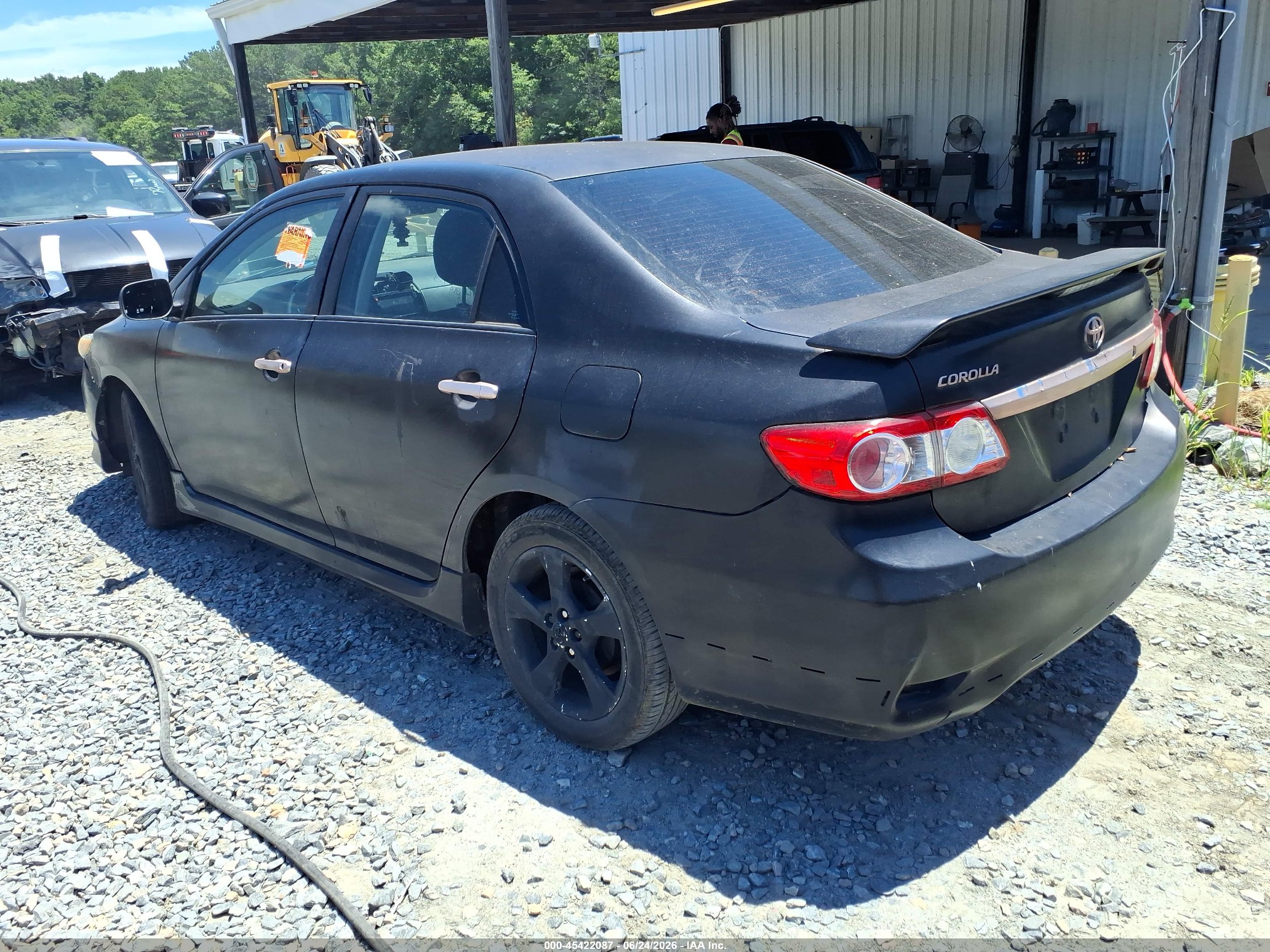 2011 Toyota Corolla S Black vin: 2T1BU4EE1BC561812