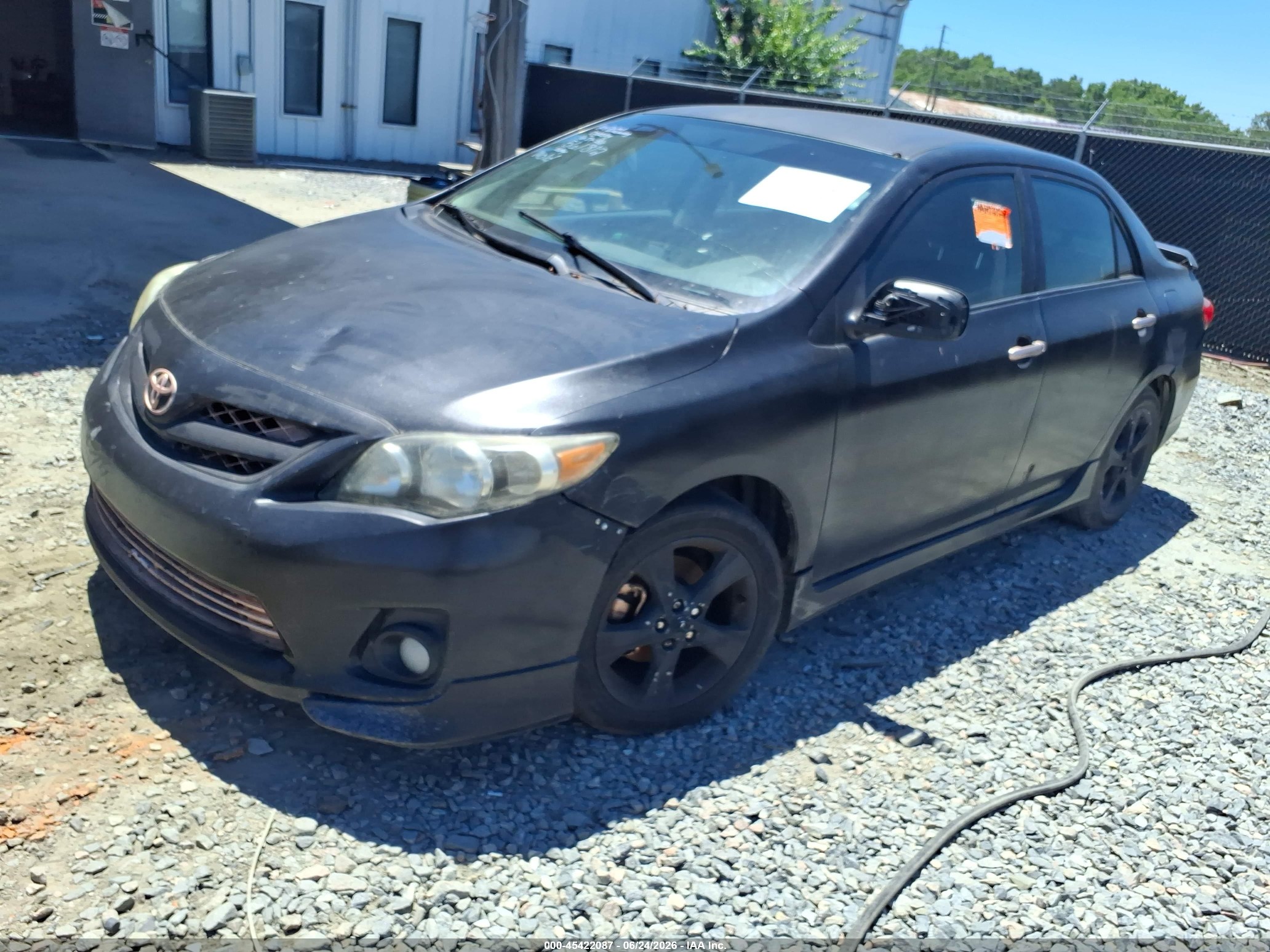 2011 Toyota Corolla S Black vin: 2T1BU4EE1BC561812