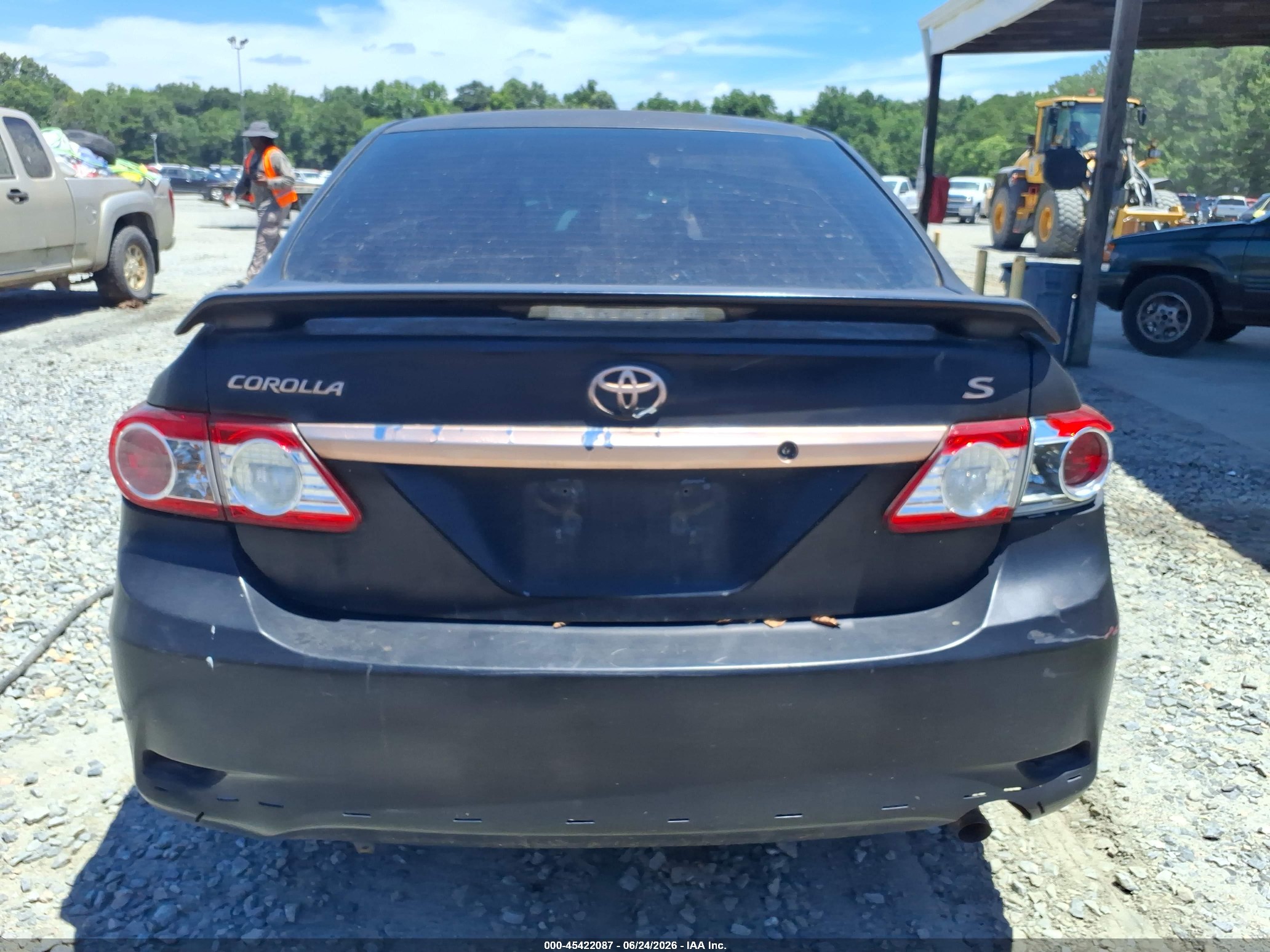 2011 Toyota Corolla S Black vin: 2T1BU4EE1BC561812
