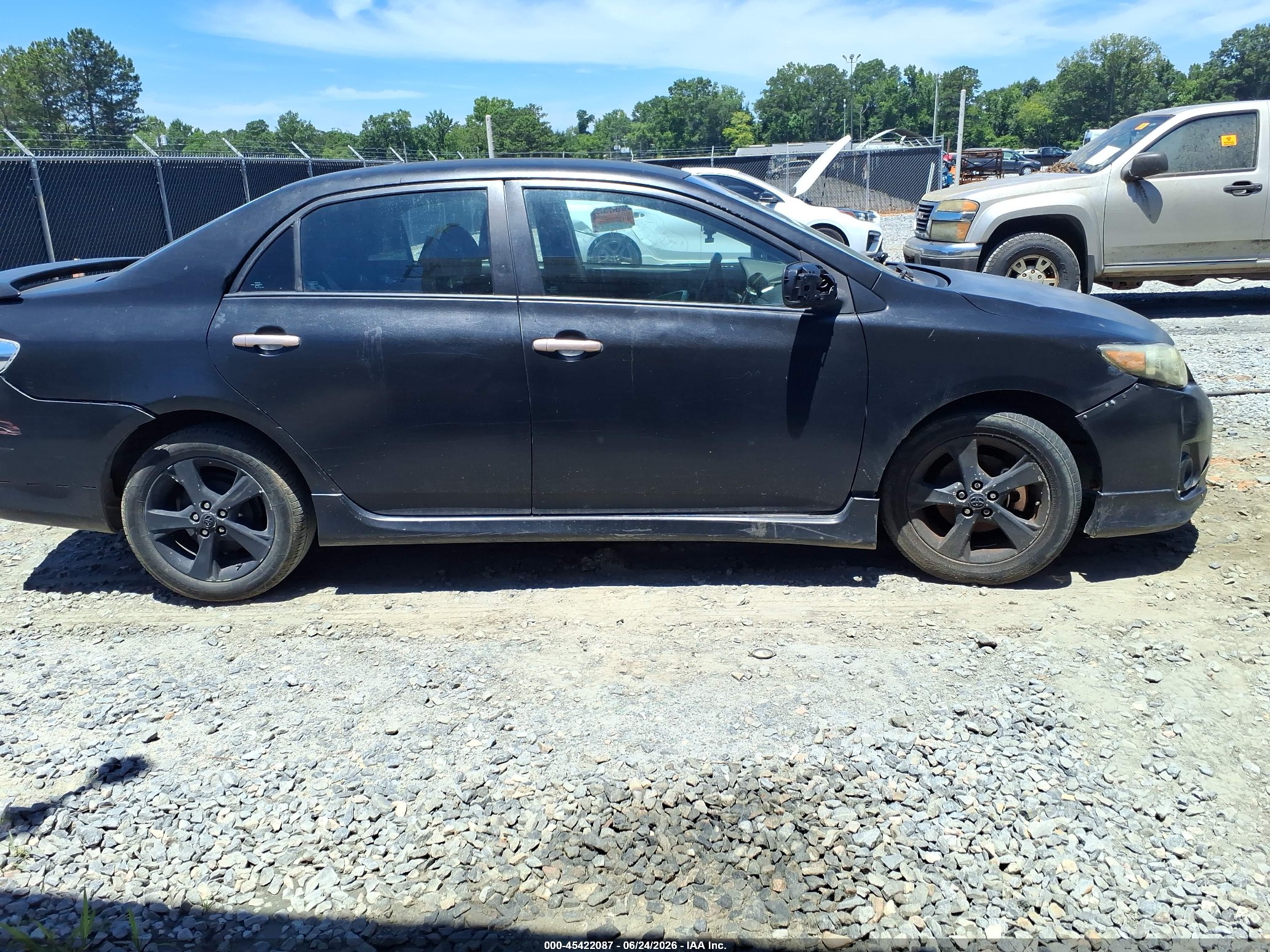 2011 Toyota Corolla S Black vin: 2T1BU4EE1BC561812