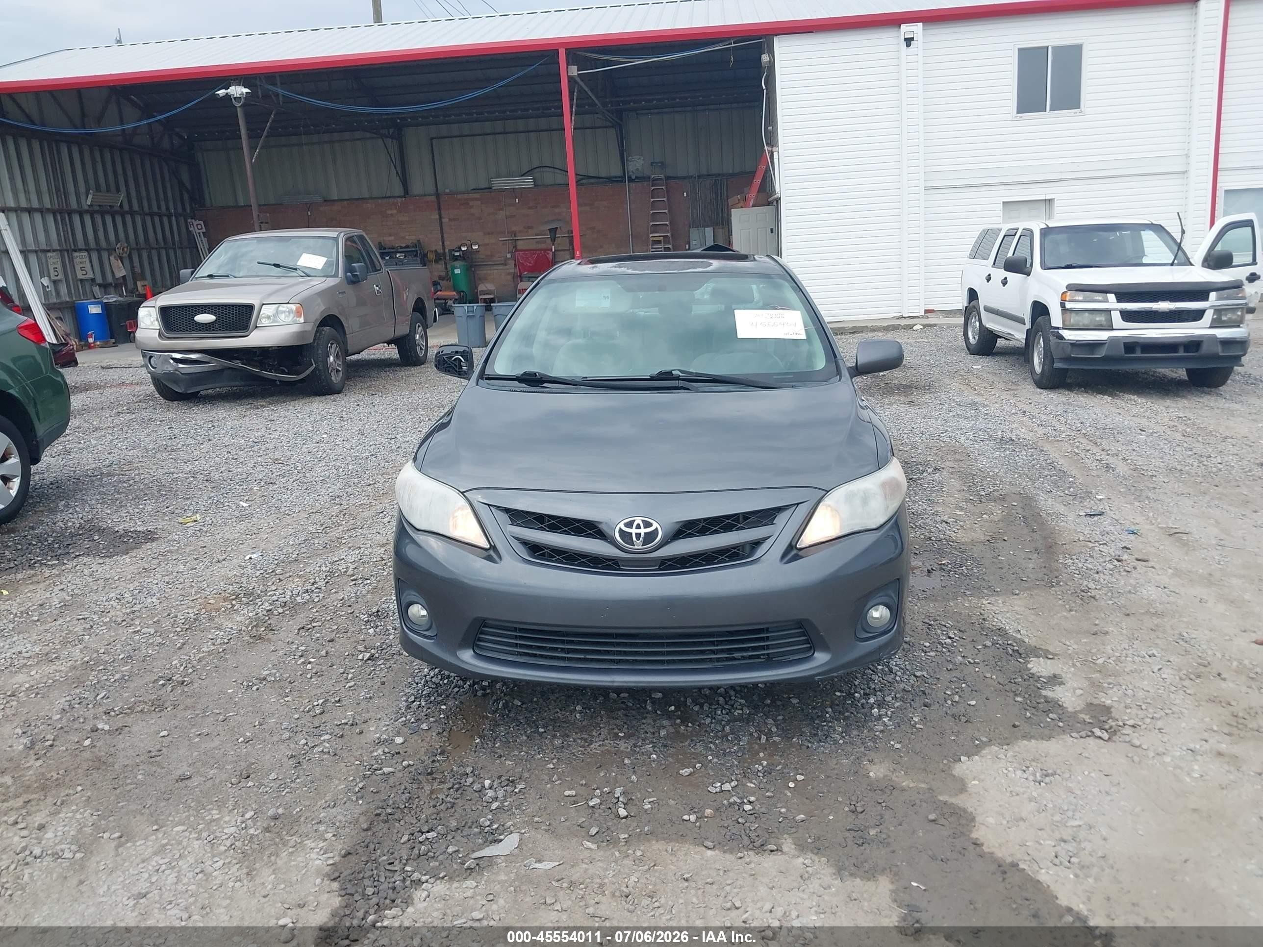 2011 Toyota Corolla Le Серый vin: 2T1BU4EE1BC569036