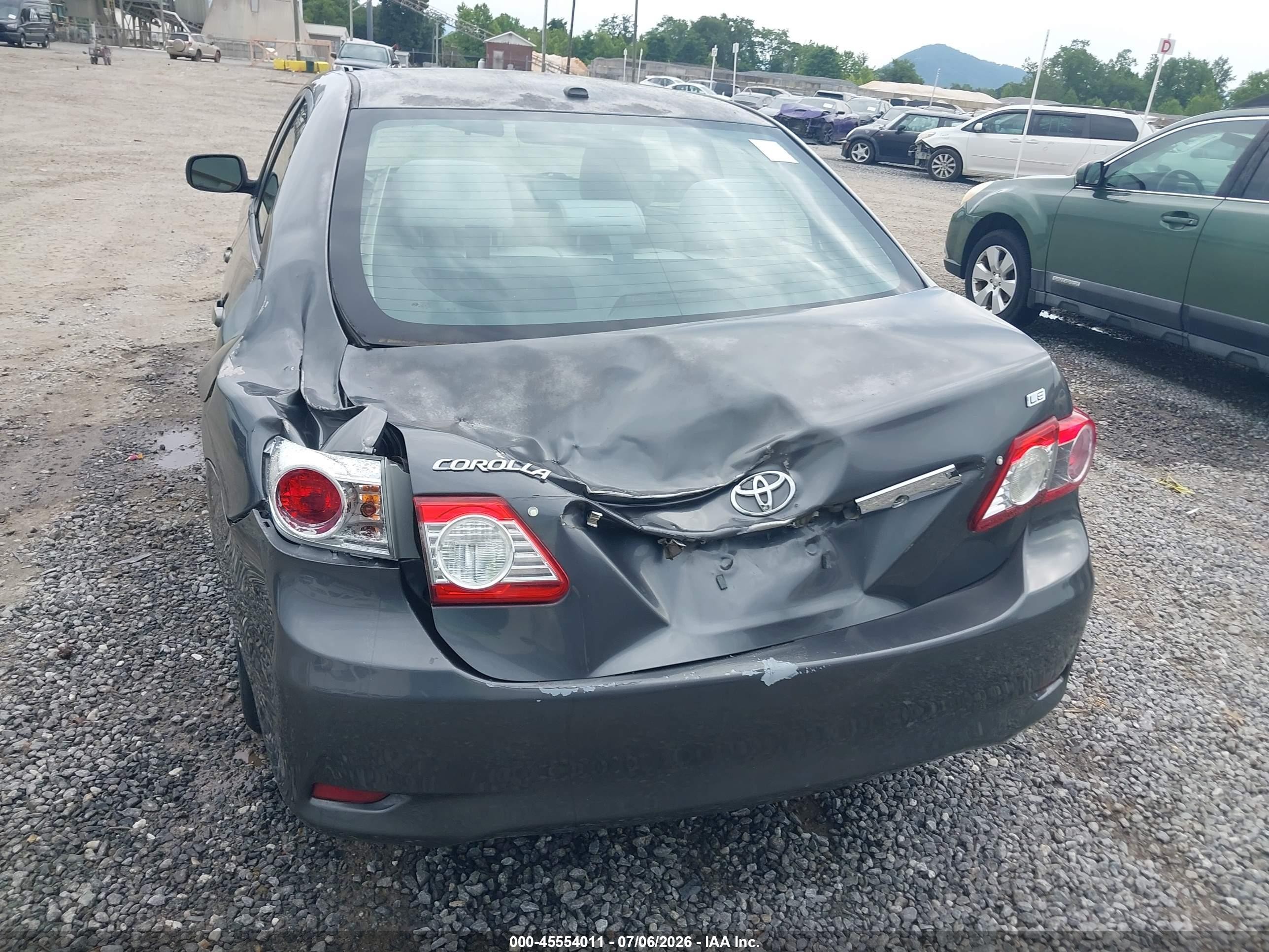 2011 Toyota Corolla Le Серый vin: 2T1BU4EE1BC569036
