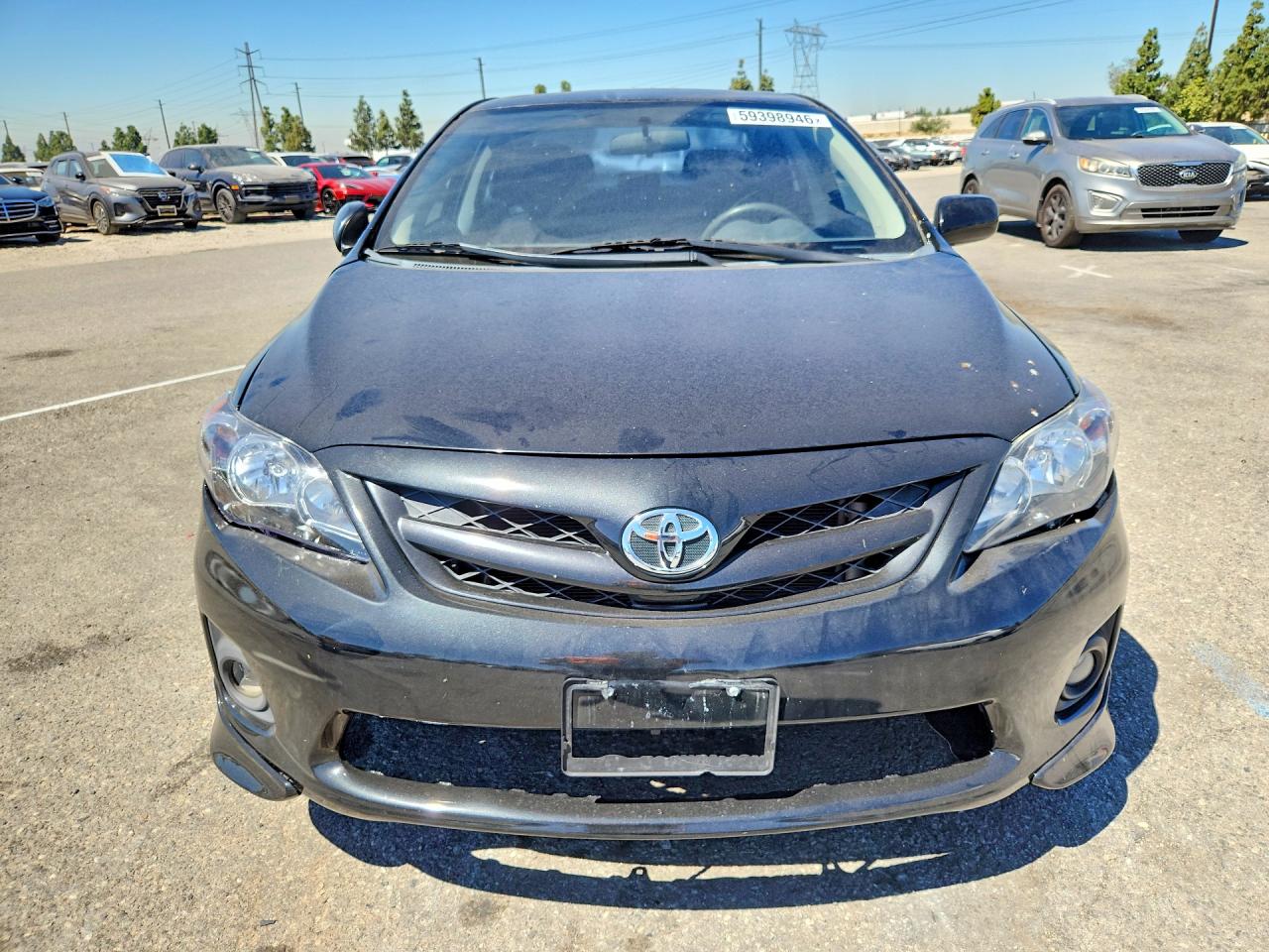 2011 Toyota Corolla S Черный vin: 2T1BU4EE1BC575872