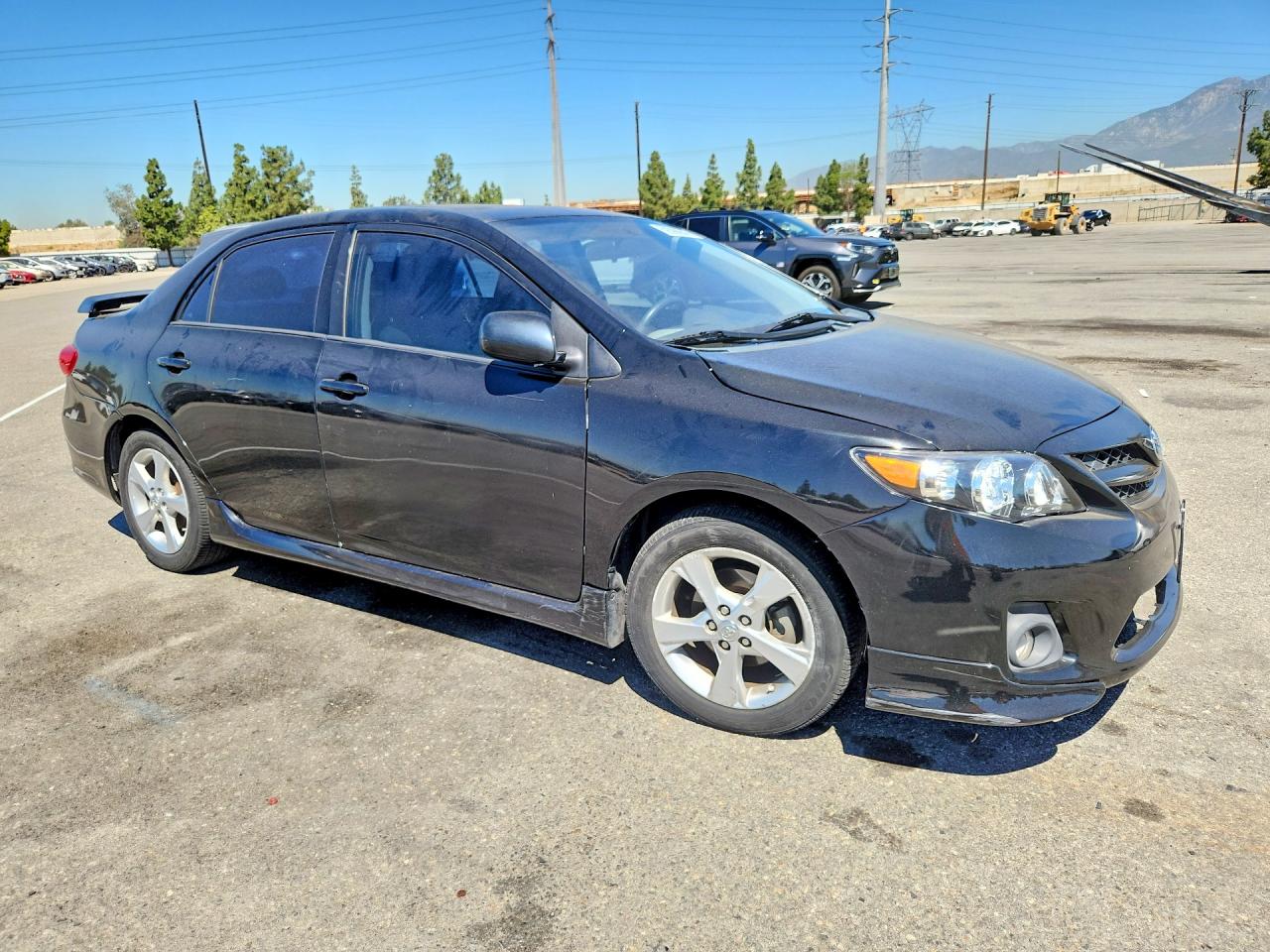2011 Toyota Corolla S Черный vin: 2T1BU4EE1BC575872
