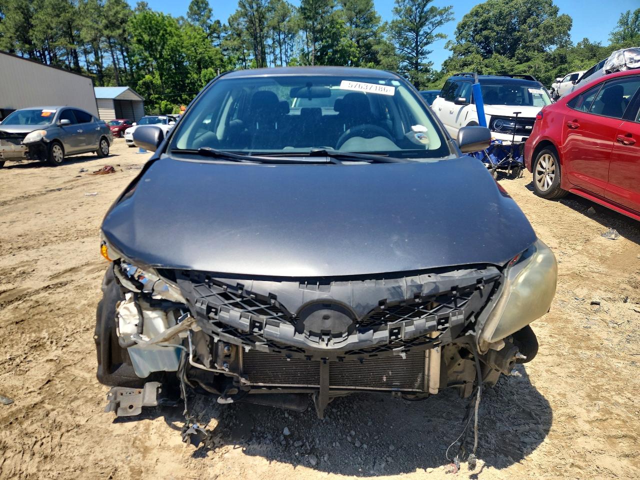 2011 Toyota Corolla S Gray vin: 2T1BU4EE1BC594194