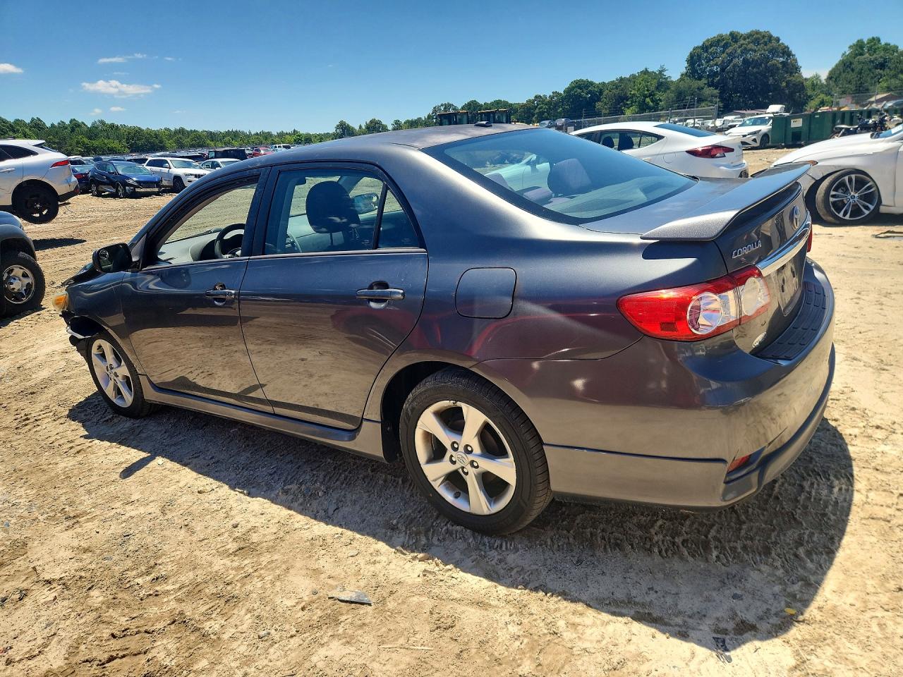 2011 Toyota Corolla S Gray vin: 2T1BU4EE1BC594194