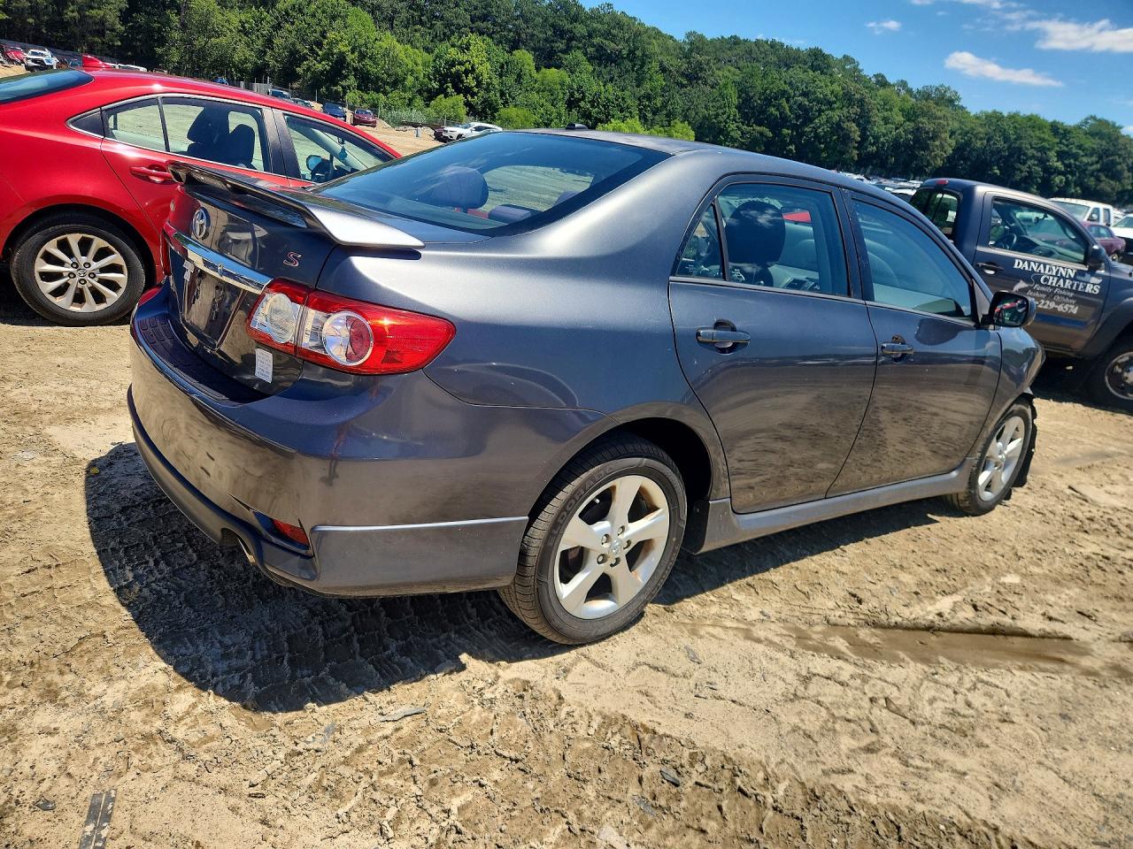 2011 Toyota Corolla S Gray vin: 2T1BU4EE1BC594194
