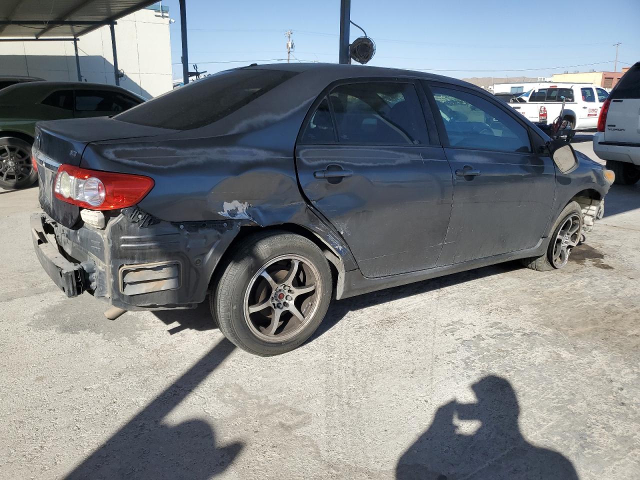 2011 Toyota Corolla Base Gray vin: 2T1BU4EE1BC611074
