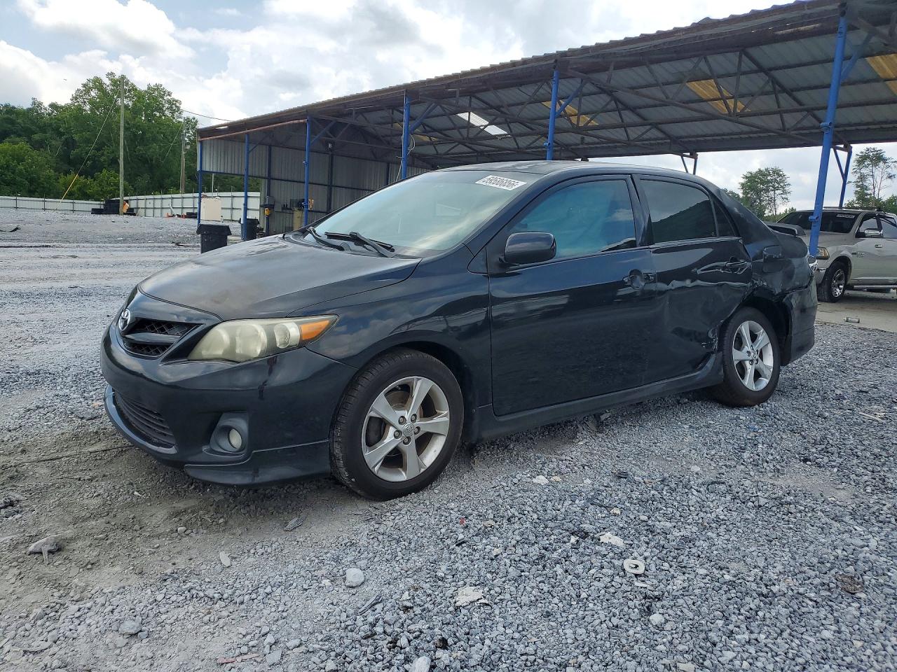 2011 Toyota Corolla S Black vin: 2T1BU4EE1BC625640