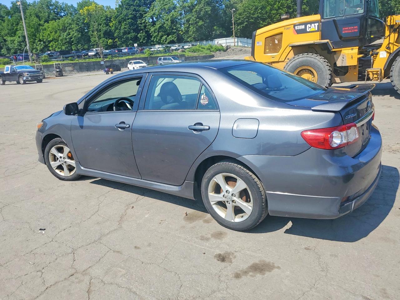 2011 Toyota Corolla S Gray vin: 2T1BU4EE1BC630837
