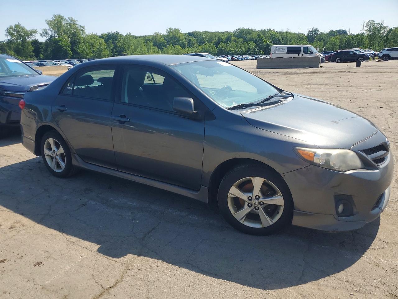 2011 Toyota Corolla S Gray vin: 2T1BU4EE1BC630837