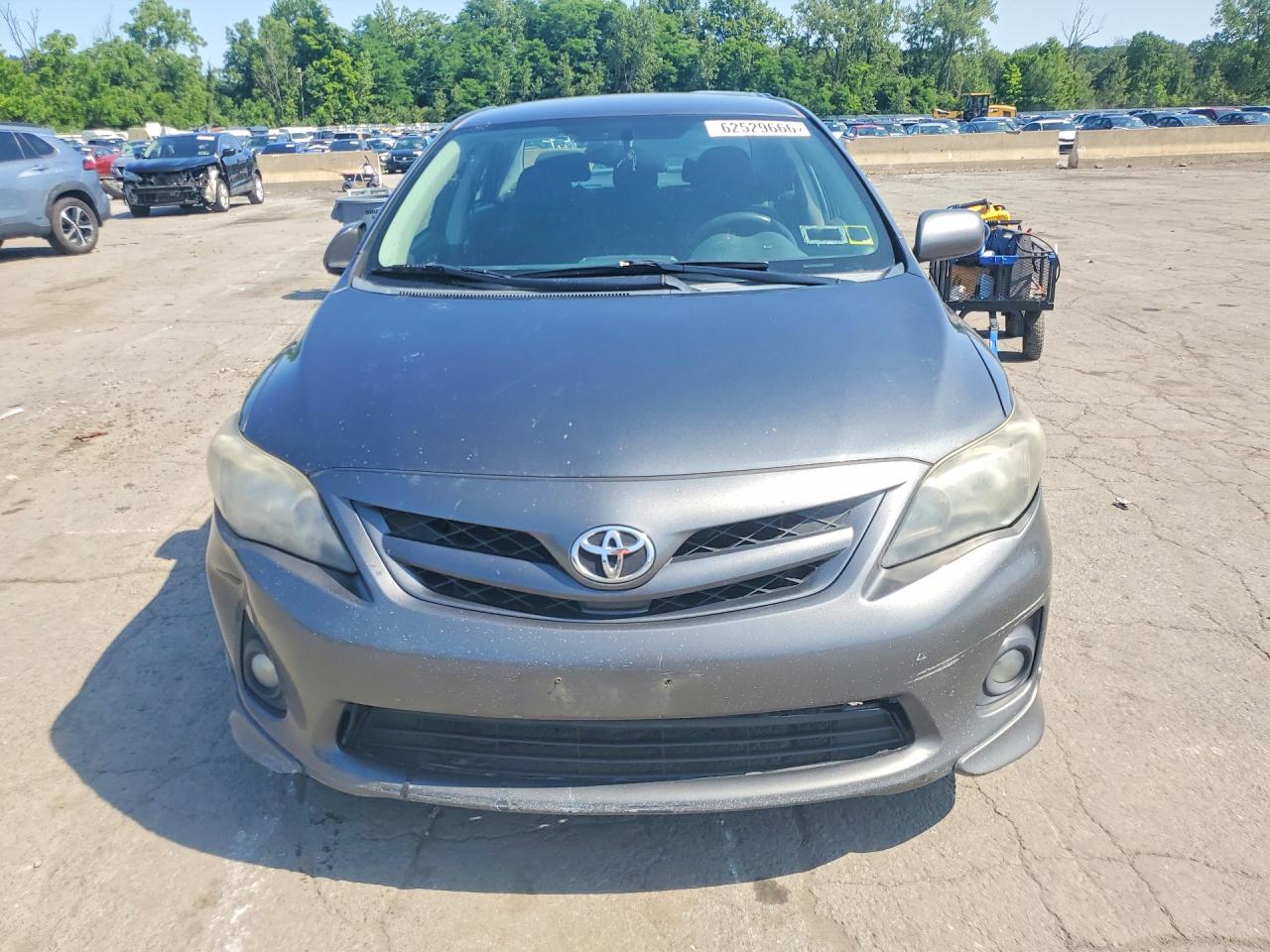 2011 Toyota Corolla S Gray vin: 2T1BU4EE1BC630837