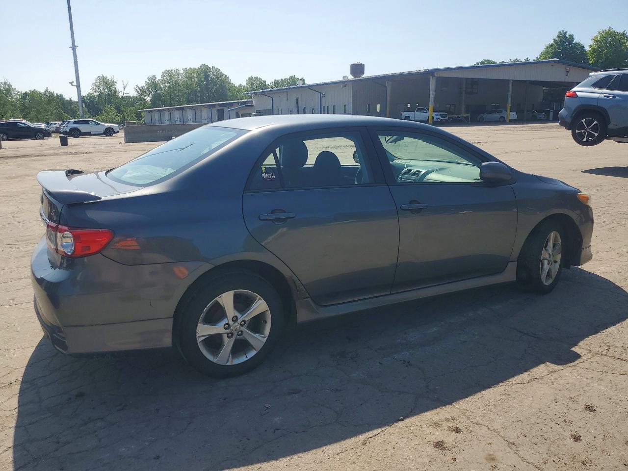 2011 Toyota Corolla S Gray vin: 2T1BU4EE1BC630837