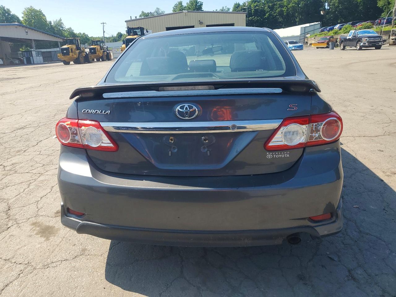 2011 Toyota Corolla S Gray vin: 2T1BU4EE1BC630837