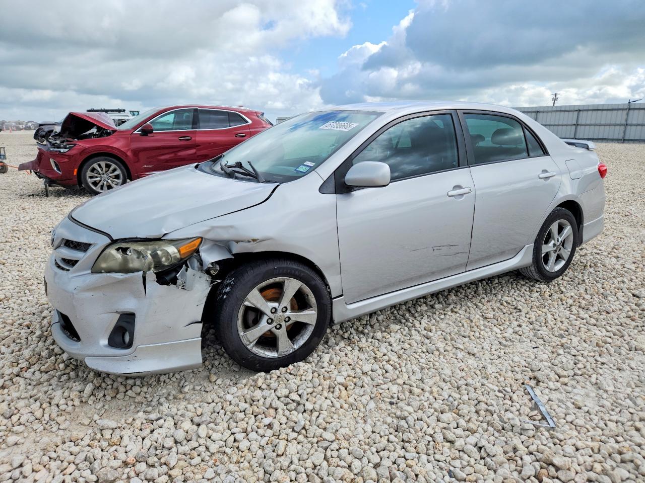 2011 Toyota Corolla S Silver vin: 2T1BU4EE1BC640316