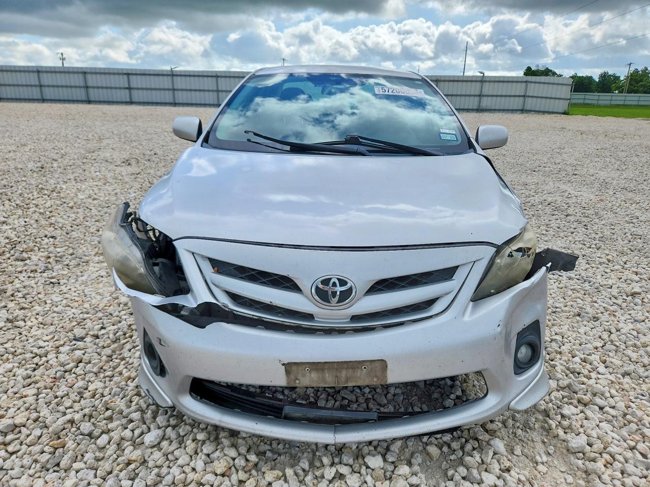 2011 Toyota Corolla S Silver vin: 2T1BU4EE1BC640316
